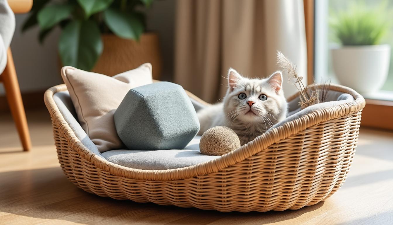 découvrez ce panier pour animaux adorable disponible chez kohl's, alliant style et praticité pour offrir à votre petite boule de poils un espace de rangement confortable et tendance.