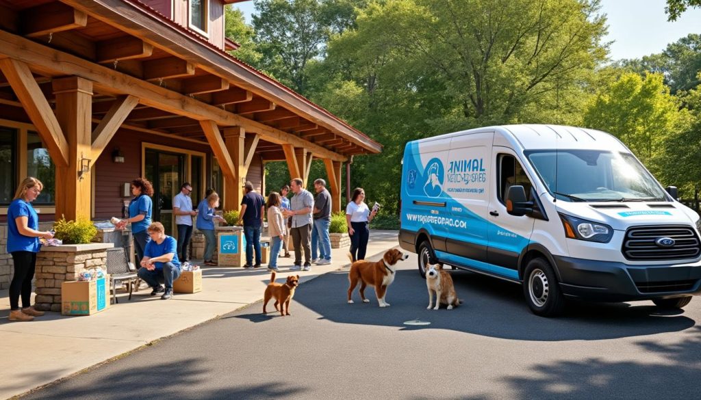 un refuge animalier du grand ouest du massachusetts s'associe à une entreprise de piscines pour organiser vendredi une clinique de vaccination et une collecte de fournitures pour animaux afin de soutenir la communauté locale.