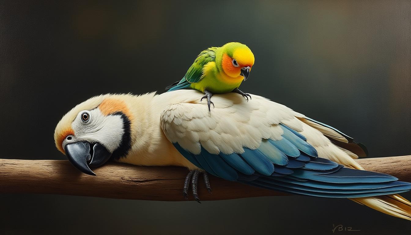 découvrez l'histoire émouvante d'une inséparable fidèle qui refuse de quitter son ami perroquet après sa mort, témoignant d'un lien d'amitié exceptionnel et poignant.