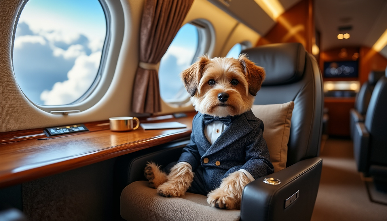 découvrez comment le chien de taylor swift et travis kelce profite d'un voyage en jet privé avec des soins exclusifs et un traitement de faveur exceptionnel.