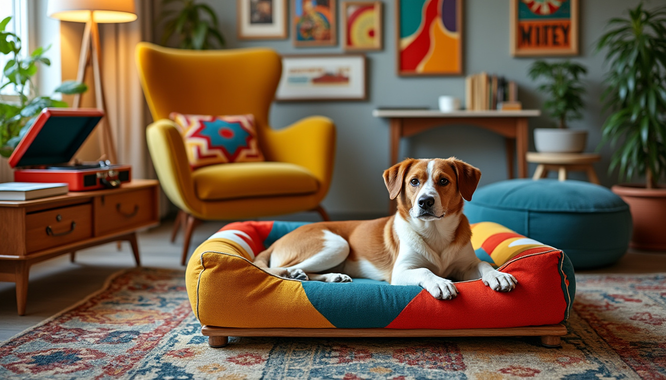 découvrez le nouveau lit rétro à 5 $ de five below, un cocon douillet idéal pour offrir à votre chien ou chat un espace confortable et chaleureux pour leurs siestes préférées.
